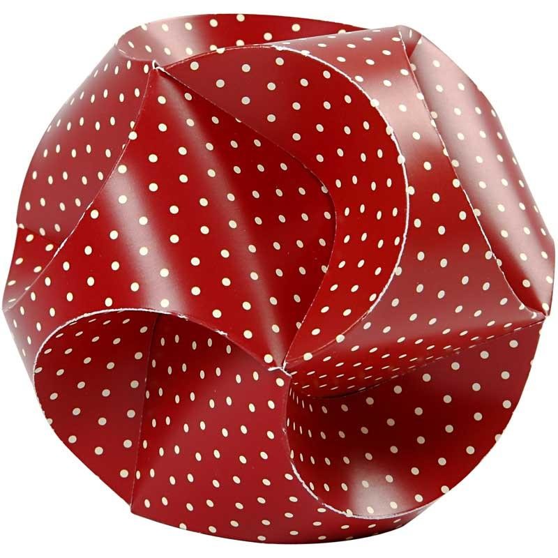 Decorazioni click, diam 9 cm, misura 5,5x28,4 cm, 9 set/ 1 conf. [HOB-25134]