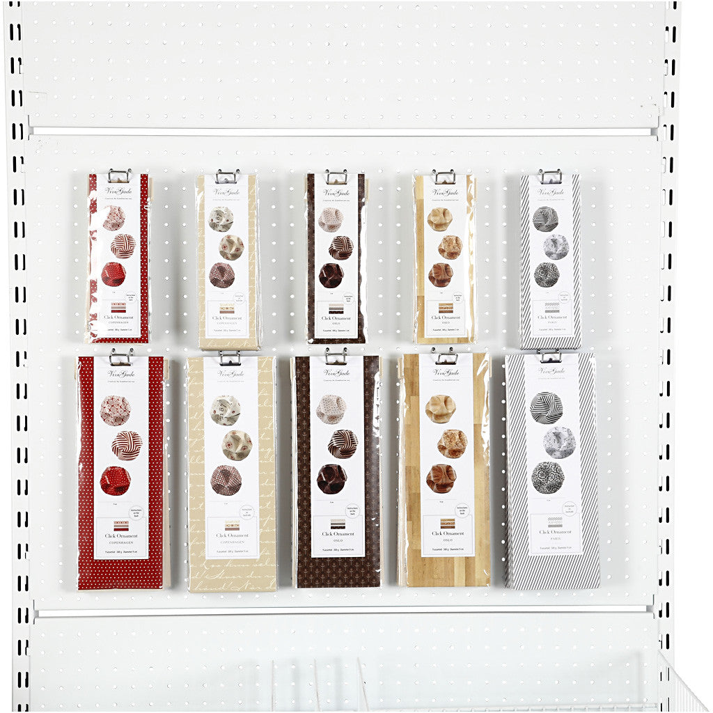 Decorazioni click, diam 5+9 cm, 10x10 conf./ 1 conf. [HOB-25155]