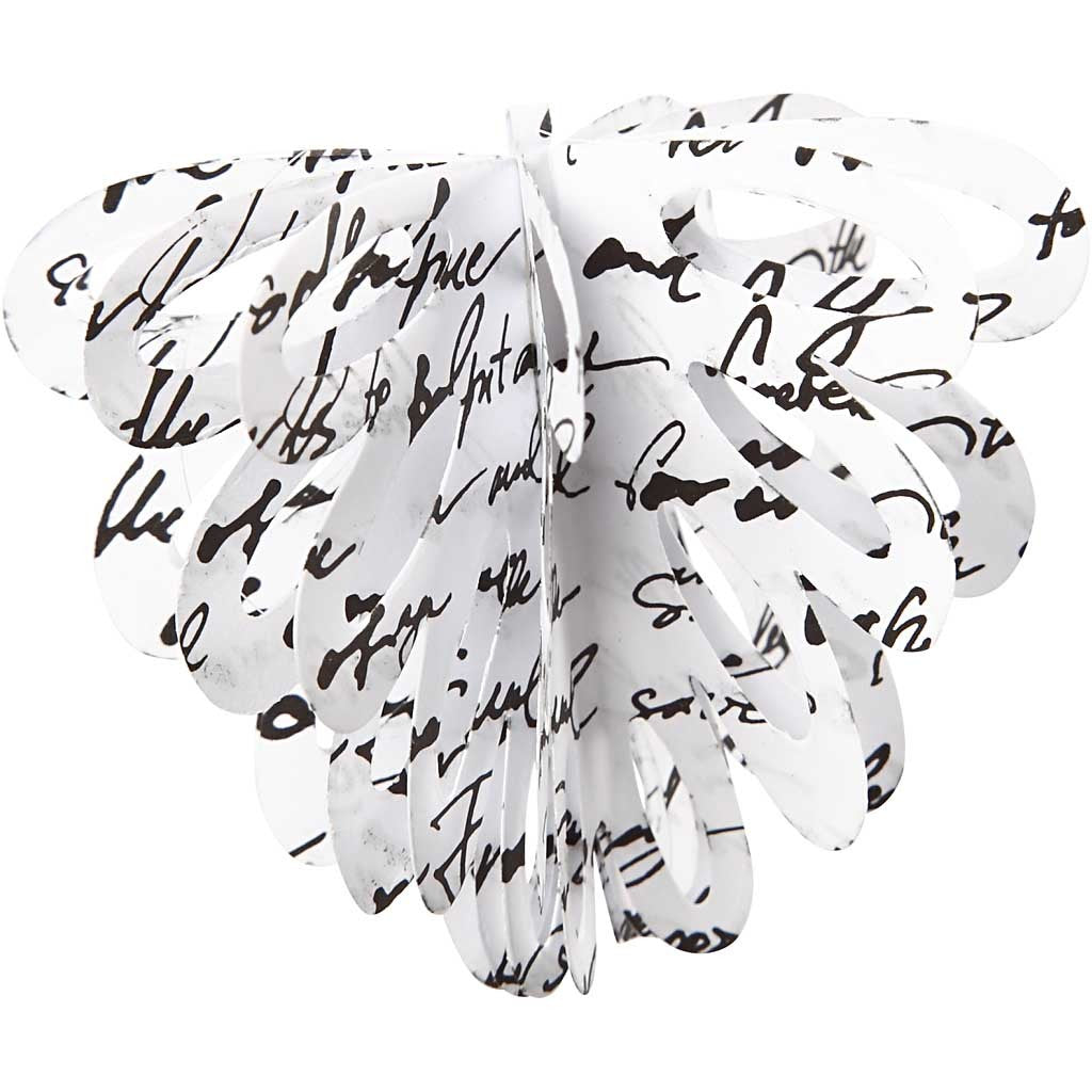 Pigne di carta, H: 6,8 cm, 120 g, 6 pz/ 1 conf. [HOB-25231]