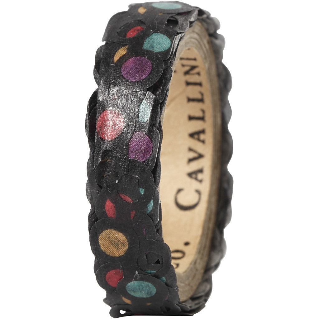 Lace Washi Tape , L: 10 mm, 5 m/ 1 rot. [HOB-25263]