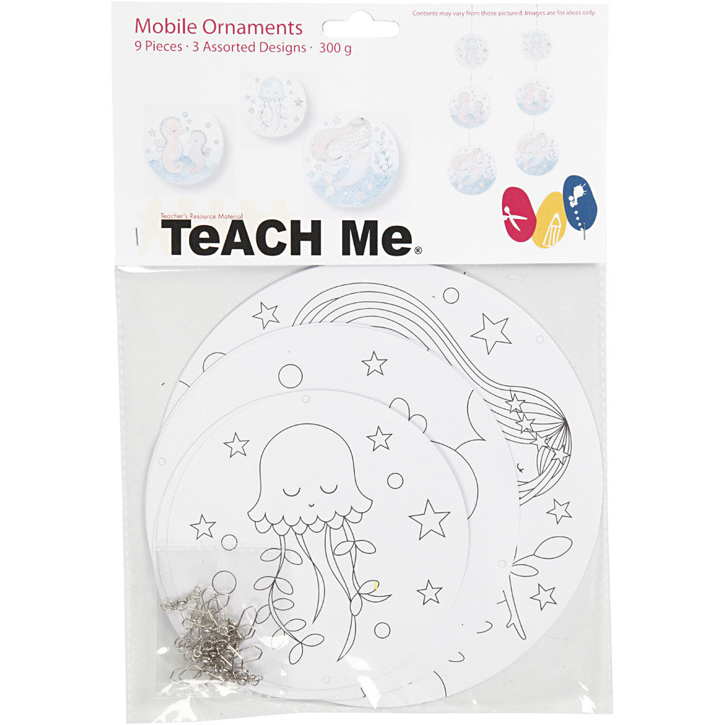 Decorazioni mobili con motivi, diam 12+15+18 cm, 300 g, 3 set/ 1 conf. [HOB-25456]