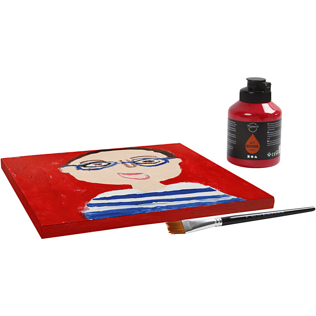 Tela, P: 1.6 cm, misura 30x30 cm, 360 g, bianco, 1 pz [HOB-257050]