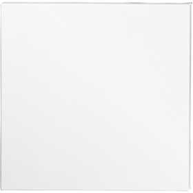 Tela, P: 1.6 cm, misura 50x50 cm, 360 g, bianco, 5 pz/ 1 conf. [HOB-25709]