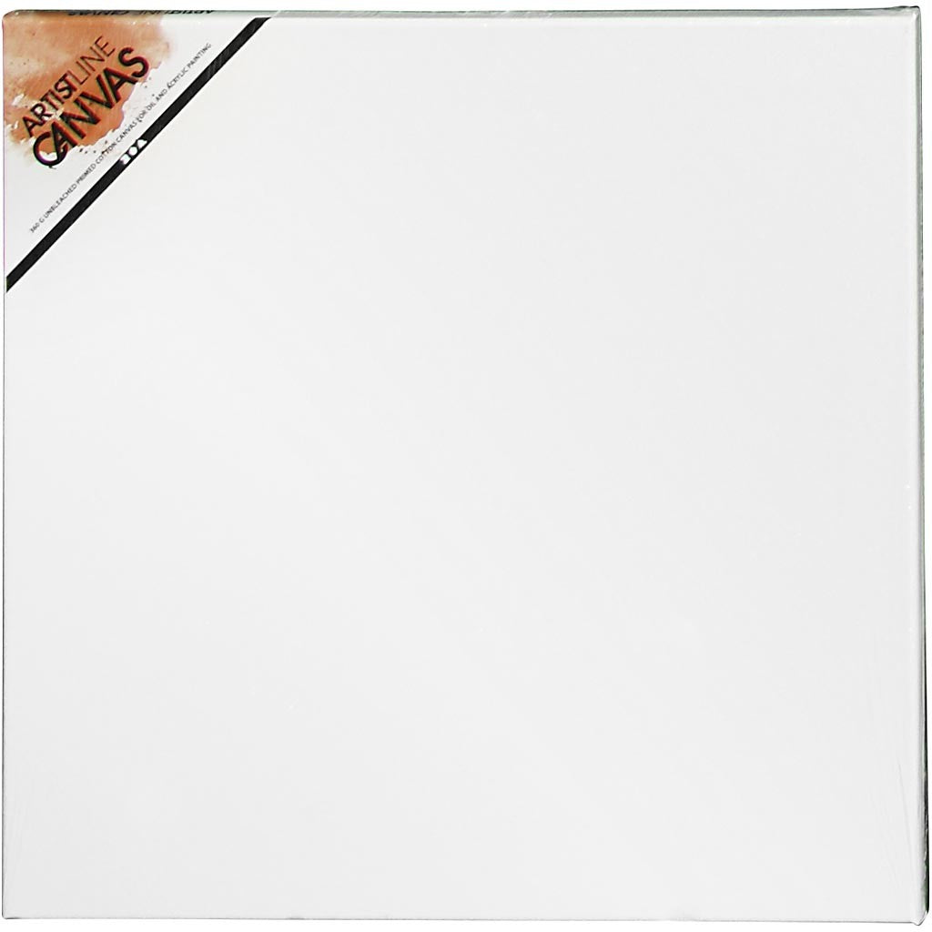 Tela, P: 1.6 cm, misura 50x50 cm, 360 g, bianco, 5 pz/ 1 conf. [HOB-25709]