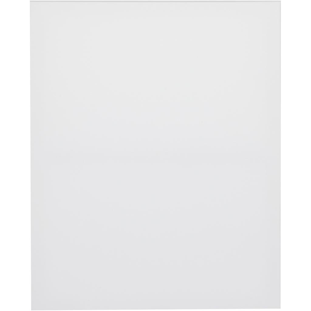 Tela, P: 1.6 cm, misura 60x80 cm, 360 g, bianco, 5 pz/ 1 conf. [HOB-25713]