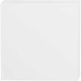 Tela, P: 3,7 cm, misura 30x30 cm, 360 g, bianco, 1 pz [HOB-257250]