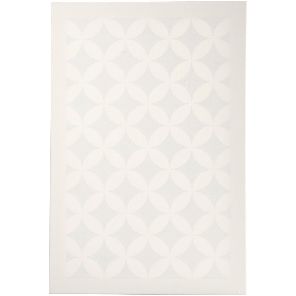 Tela, P: 1,7 cm, misura 40x60 cm, 360 g, bianco, 1 pz [HOB-25731]
