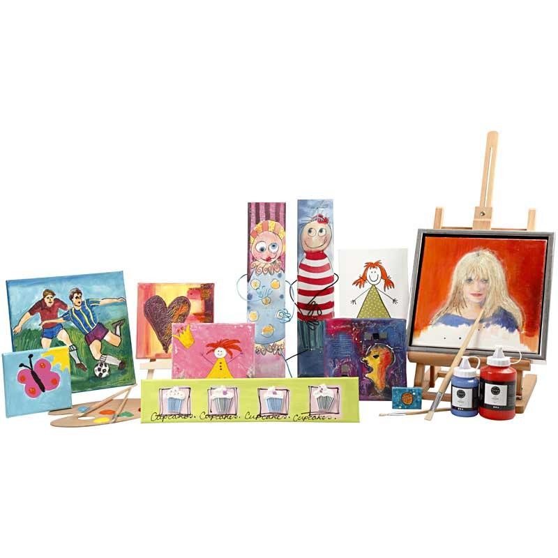 Tela tesata, P: 1,6 cm, misura 15x15 cm, 280 g, bianco, 80 pz/ 1 conf. [HOB-25744]