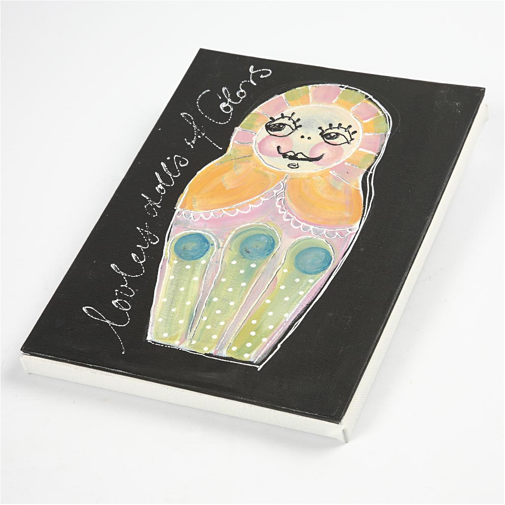 Tela tesata, P: 1,6 cm, misura 30x30 cm, 280 g, bianco, 40 pz/ 1 conf. [HOB-25748]