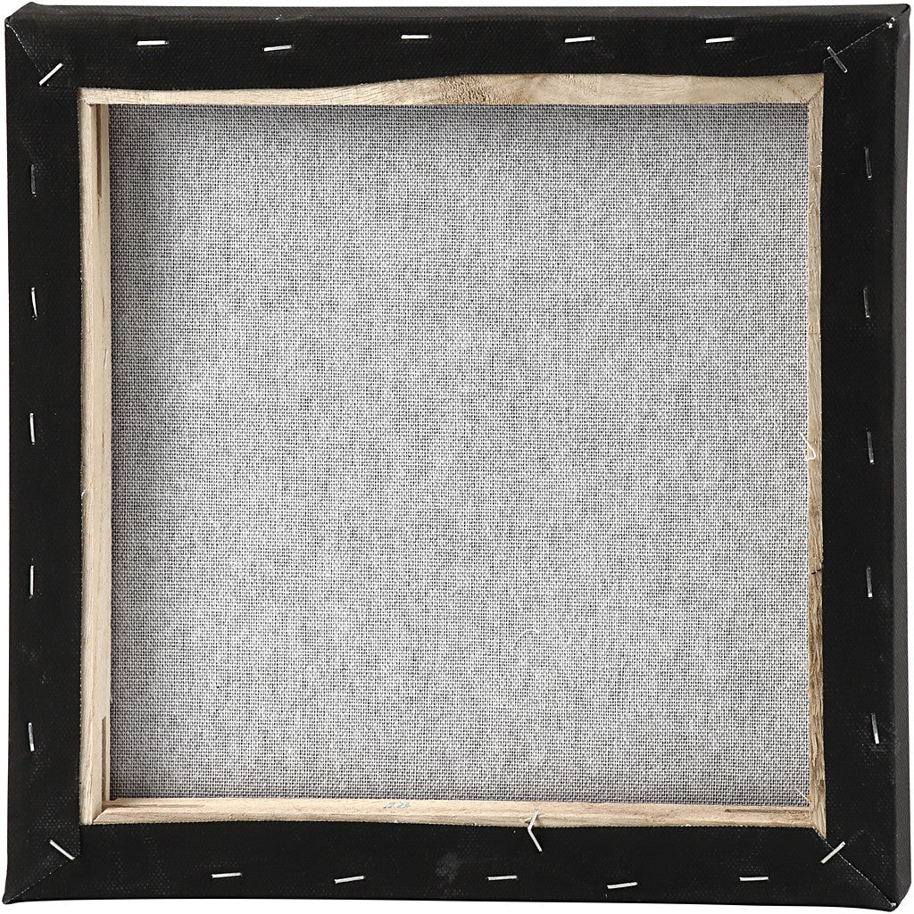 Tela, P: 1,6 cm, misura 30x30 cm, 360 g, nero, bianco, 10 pz/ 1 conf. [HOB-25764]