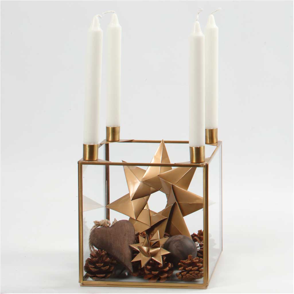 Carta origami, misura 10x10 cm, 128 g, oro, 20 fgl./ 1 conf. [HOB-26322]