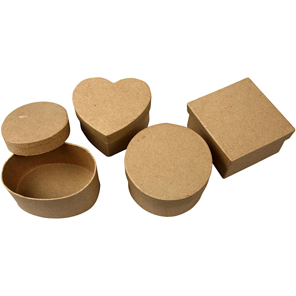 Scatole medie, H: 5 cm, diam 10-12 cm, 28 pz/ 1 conf. [HOB-264801]