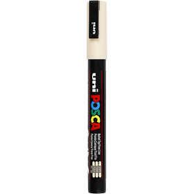 Pennarello Posca, dim. PC-3M, ampiezza tratto 0,9-1,3 mm, fine, beige, 1 pz [HOB-274088]