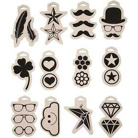 Timbro di gomma, misura 12x18 cm, spess. 15 mm, 12 pz/ 1 conf. [HOB-27570]