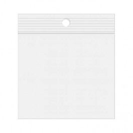 Sacchetto trasparente con chiusura a pressione e foro 33x33cm PE 50 micron (100 pezzi) [2PR1313]