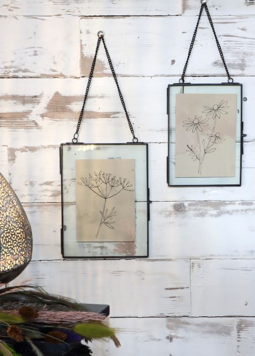 Metal hanger for dried flowers etc. 15.5x20.5cm (6 pcs.) [IFS-30242]