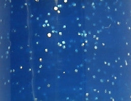 Penna per Vetro e Porcellana, glitter, ampiezza tratto 2-4 mm, semi opaco, blu, 1 pz [HOB-31306]