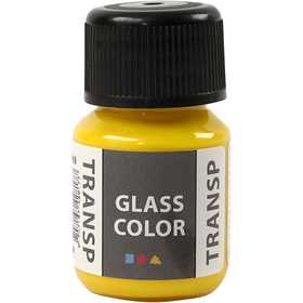 Colore trasparente per vetro, giallo limone, 30 ml/ 1 bott. [HOB-31671]