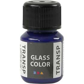 Colore trasparente per vetro, blu brillante, 30 ml/ 1 bott. [HOB-31676]