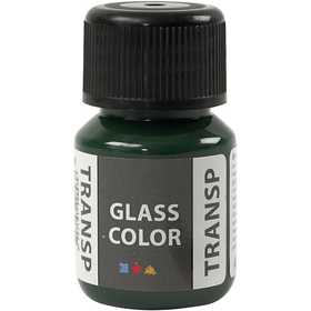 Colore trasparente per vetro, verde brillante, 30 ml/ 1 bott. [HOB-31677]