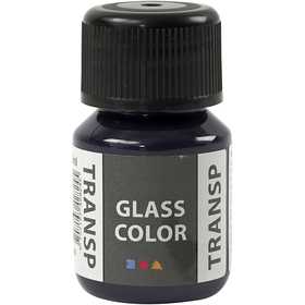 Colore trasparente per vetro, blu navy, 30 ml/ 1 bott. [HOB-31678]