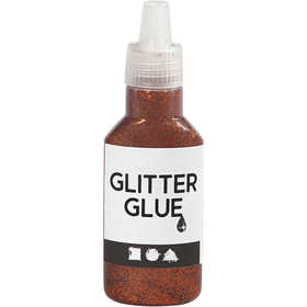 Colla glitter, arancio, 25 ml/ 1 bott. [HOB-318230]
