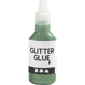 Colla glitter, verde, 25 ml/ 1 bott. [HOB-318240]