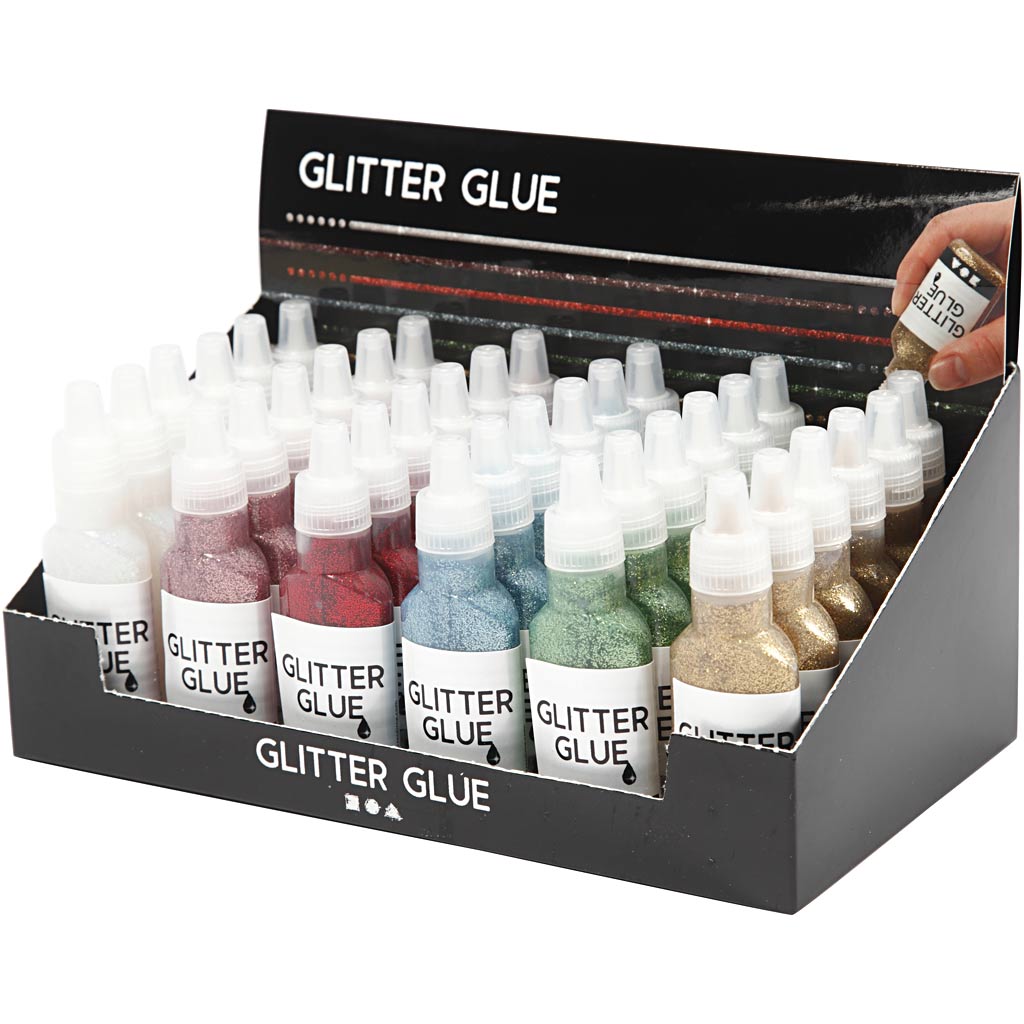 Colla glitter, 36x25 ml/ 1 conf. [HOB-31840]