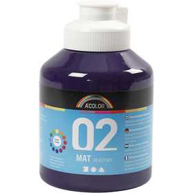 Colore Acrilio Opaco, violetto, 500 ml/ 1 bott. [HOB-32122]