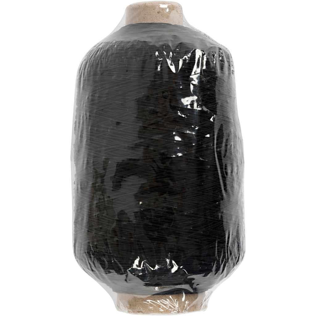 Filo elastico sottile e rotondo, nero, 1500 m/ 1 rot. [HOB-32339]