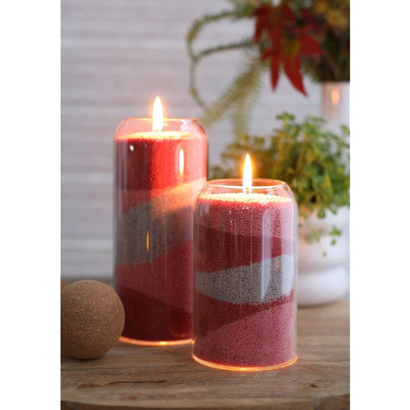 Candela Pearlsand 400 g bordeaux (6 pezzi) [IFS-32721]