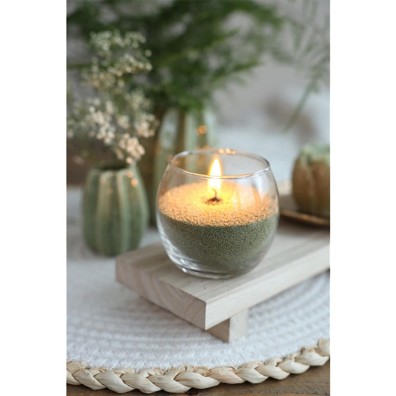 Candela profumata Pearlsand 400 g pino (6 pezzi) [IFS-32920]