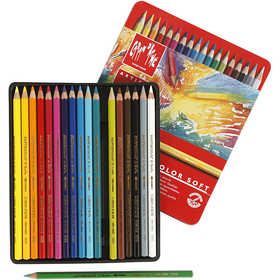 CARAN D’ACHE Supracolor II, L: 17 cm, mina 3.8 mm, colori asst., 18 pz/ 1 conf. [HOB-34097]