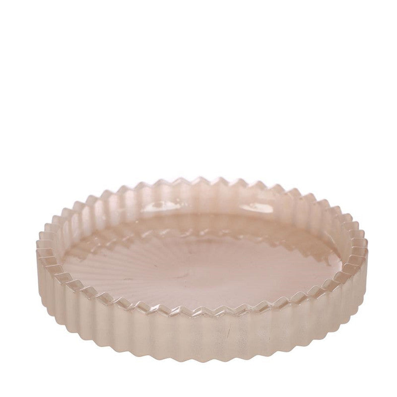 Coppette in vetro Kate Ø 10 cm, H. 6,5 cm, crema satinato, set da 4 (6 pezzi) [IFS-34104]