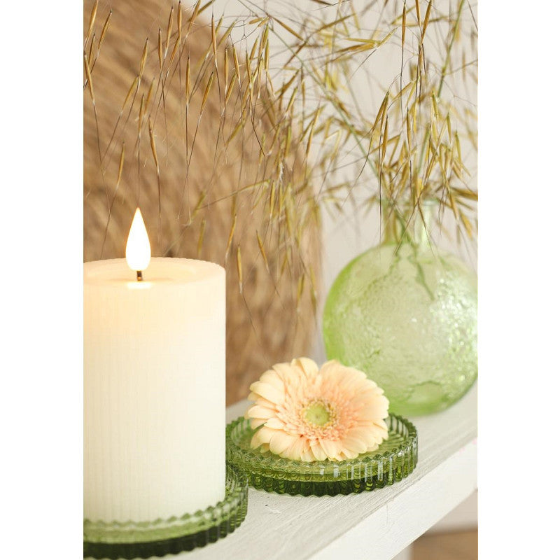 Coppette in vetro Kate Ø 10 cm, H. 6,5 cm, verde tenue, set da 4 (6 pezzi) [IFS-34105]