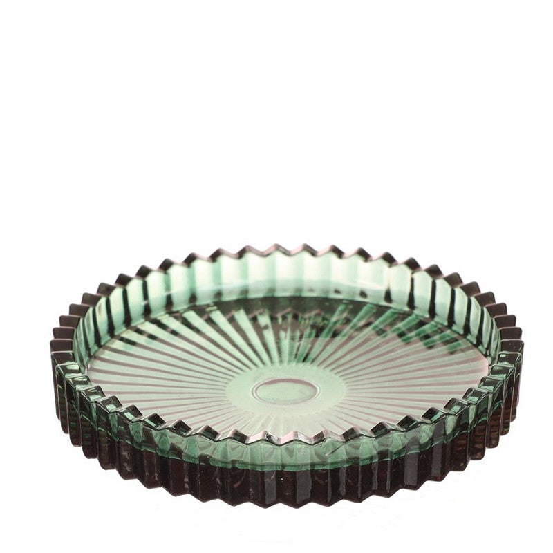 Coppette in vetro Kate Ø 10 cm, H. 6,5 cm, verde scuro, set da 4 (6 pezzi) [IFS-34108]