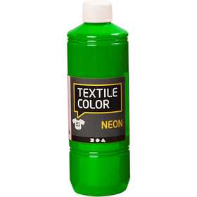 Colore per tessuti, verde neon, 500 ml/ 1 bott. [HOB-34226]