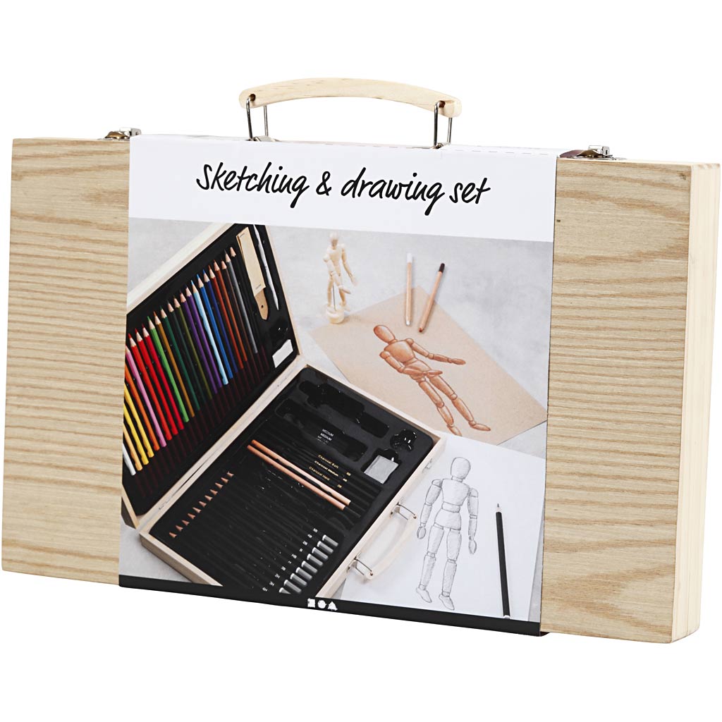Set da disegno, colori asst., 1 pz [HOB-34299]