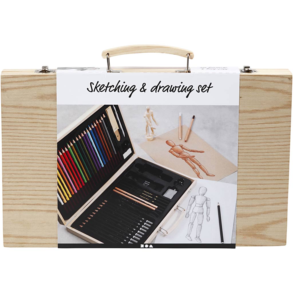 Set da disegno, colori asst., 1 pz [HOB-34299]