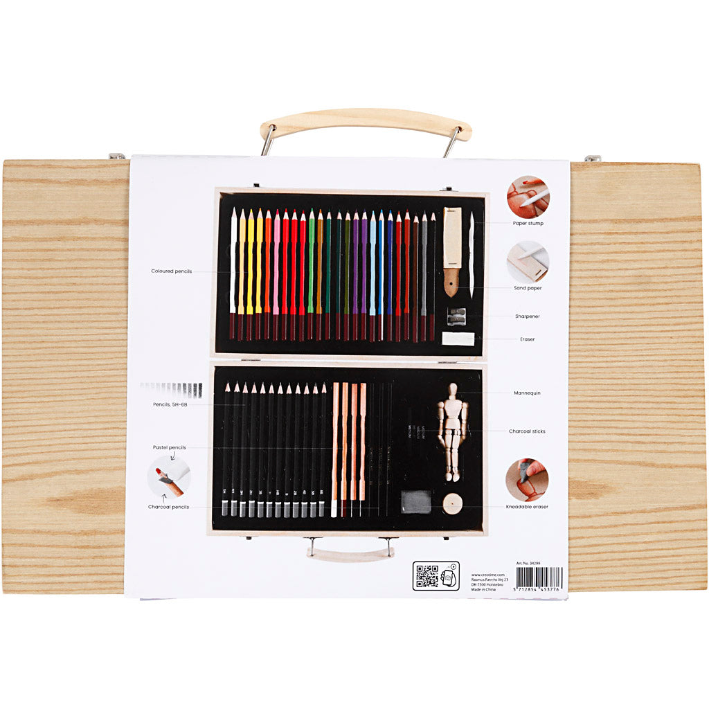 Set da disegno, colori asst., 1 pz [HOB-34299]