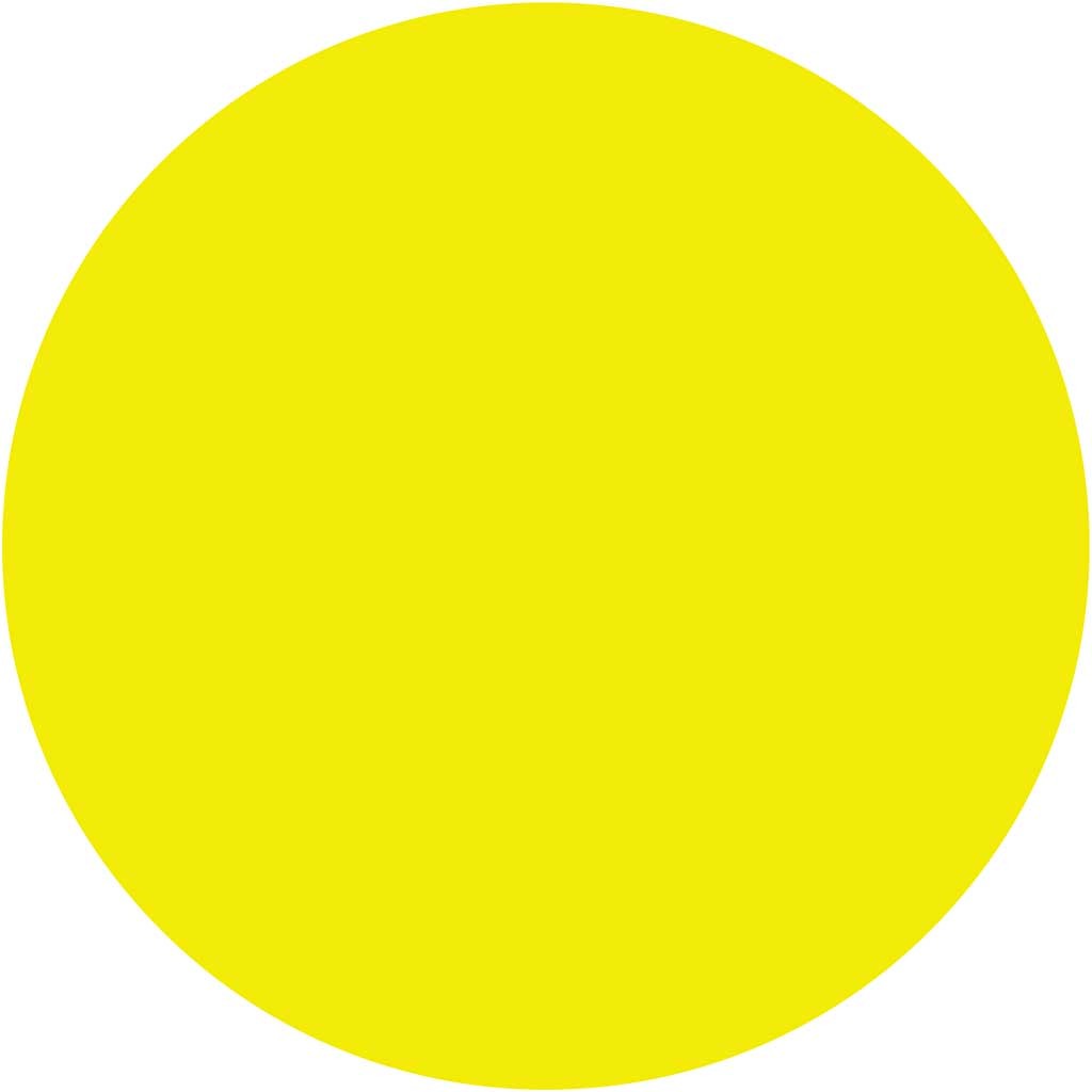 Acquerelli, H: 16 mm, diam 44 mm, giallo, 6 pz/ 1 conf. [HOB-34484]