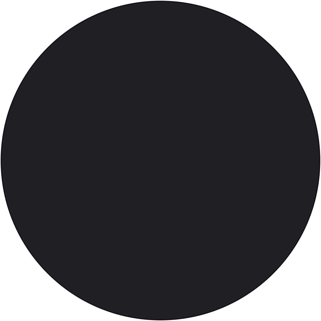 Acquerelli, H: 16 mm, diam 44 mm, nero, 6 pz/ 1 conf. [HOB-34485]