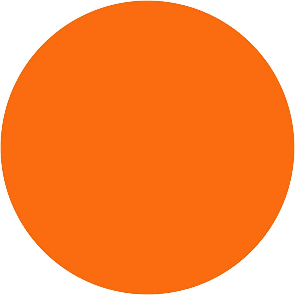 Acquerelli, H: 16 mm, diam 44 mm, arancio, 6 pz/ 1 conf. [HOB-34489]