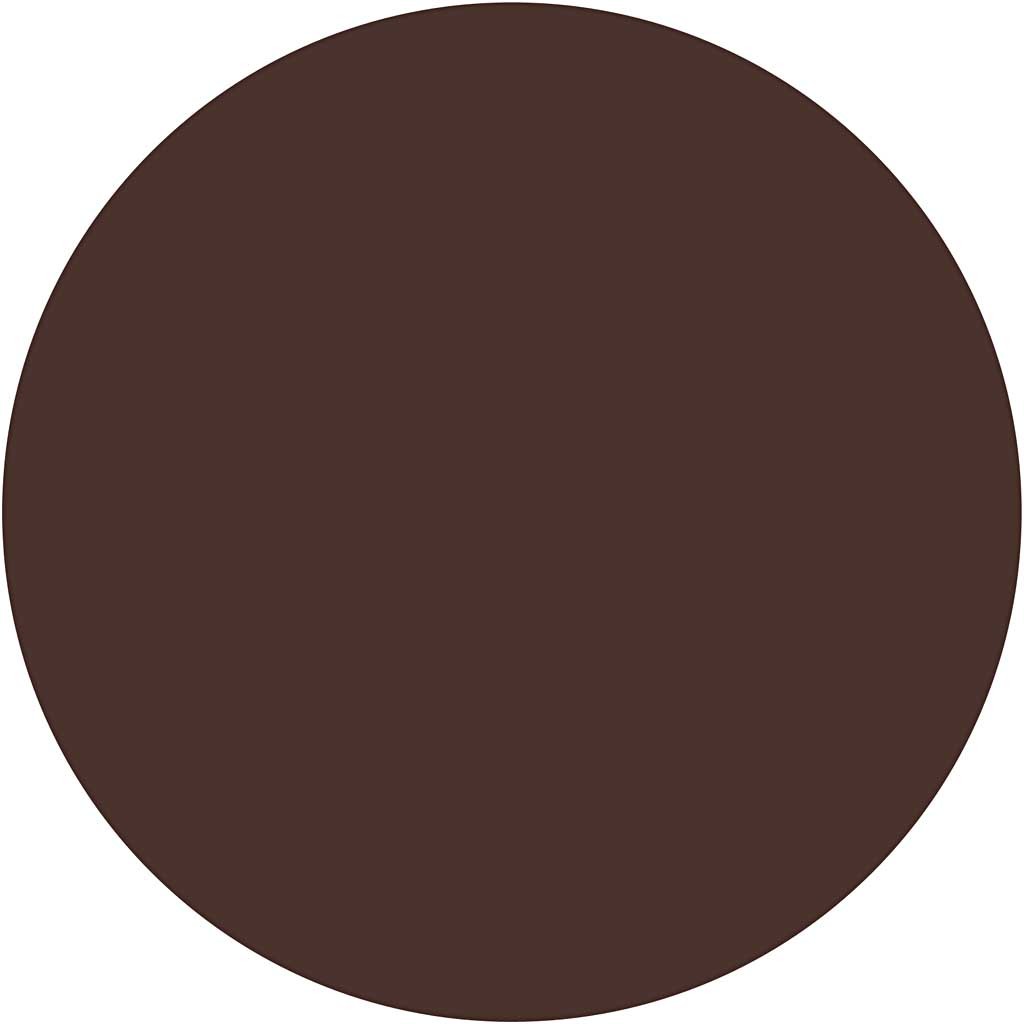 Acquerelli, H: 16 mm, diam 44 mm, marrone, 6 pz/ 1 conf. [HOB-34493]