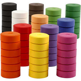 Acquerelli, H: 16 mm, diam 44 mm, ricarica, 72 pz/ 1 conf. [HOB-34497]