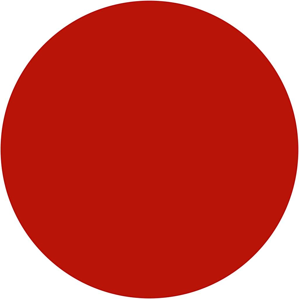 Acquerelli, H: 19 mm, diam 57 mm, rosso, 6 pz/ 1 conf. [HOB-34585]