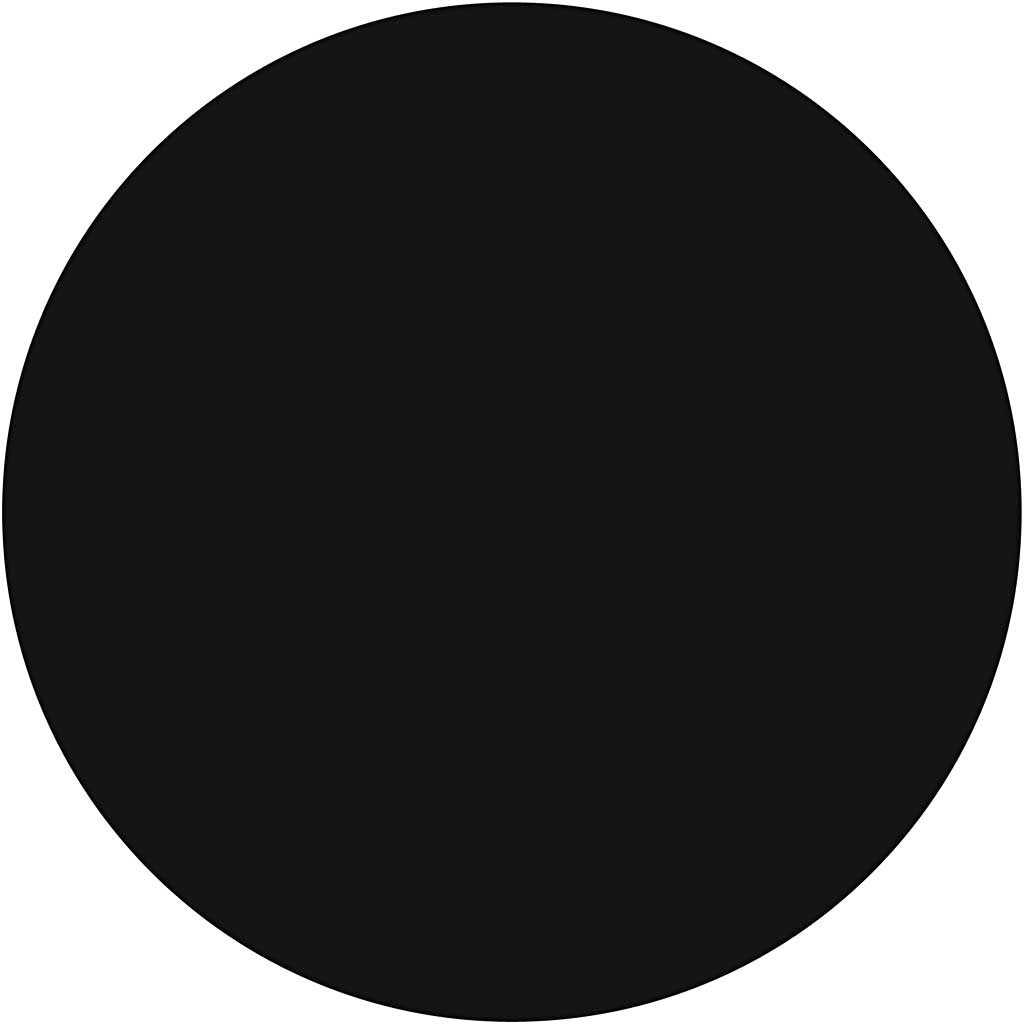 Acquerelli, H: 19 mm, diam 57 mm, nero, 6 pz/ 1 conf. [HOB-34588]