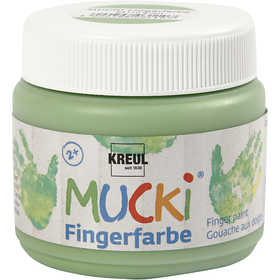 Mucki Pittura da dita, verde, 150 ml/ 1 vasch. [HOB-34762]