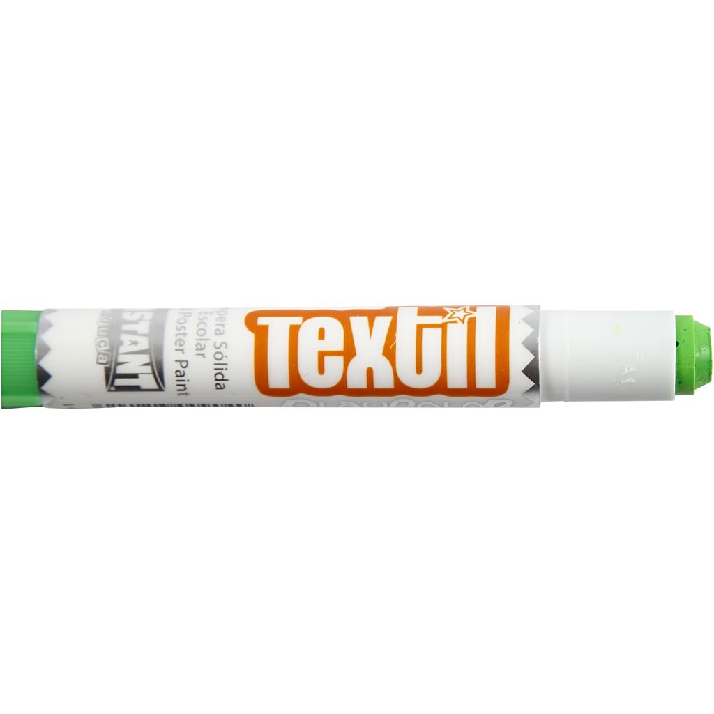 Pennarello per tessuto Playcolor, L: 14 cm, colori asst., 5 g, 6 pz/ 1 conf. [HOB-34859]