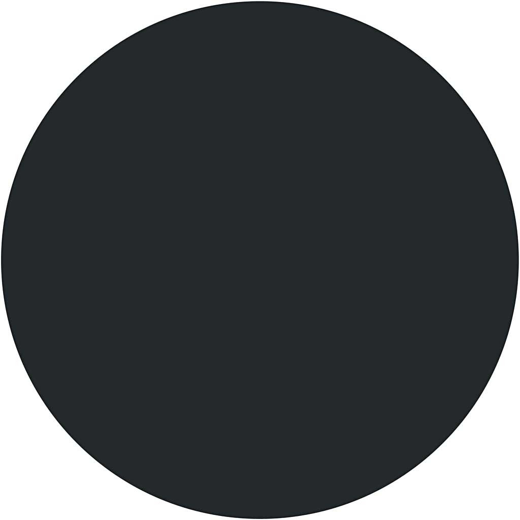 Pittura Acrilia, semi-lucido, opaca, nero, 500 ml/ 1 bott. [HOB-35408]